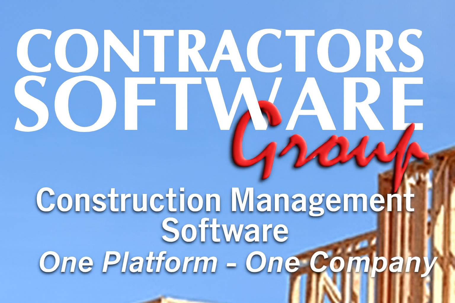 Contractors Software Group's (CSG) Integrated Software Packages for Builders and Contractors